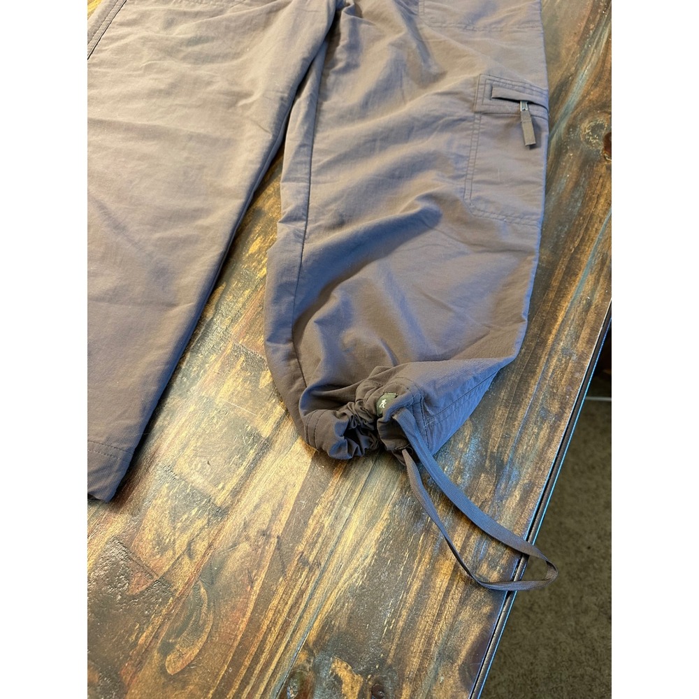 Royal Robbins Womens Outdoor‎ Hiking Travel Cropped Cargo Pants Size 12 - Picture 3 of 10